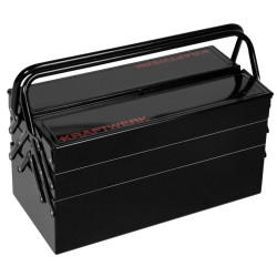 MALA FERRAMENTAS 1/4" + 1/2", METÁLICA, 106 PEÇAS