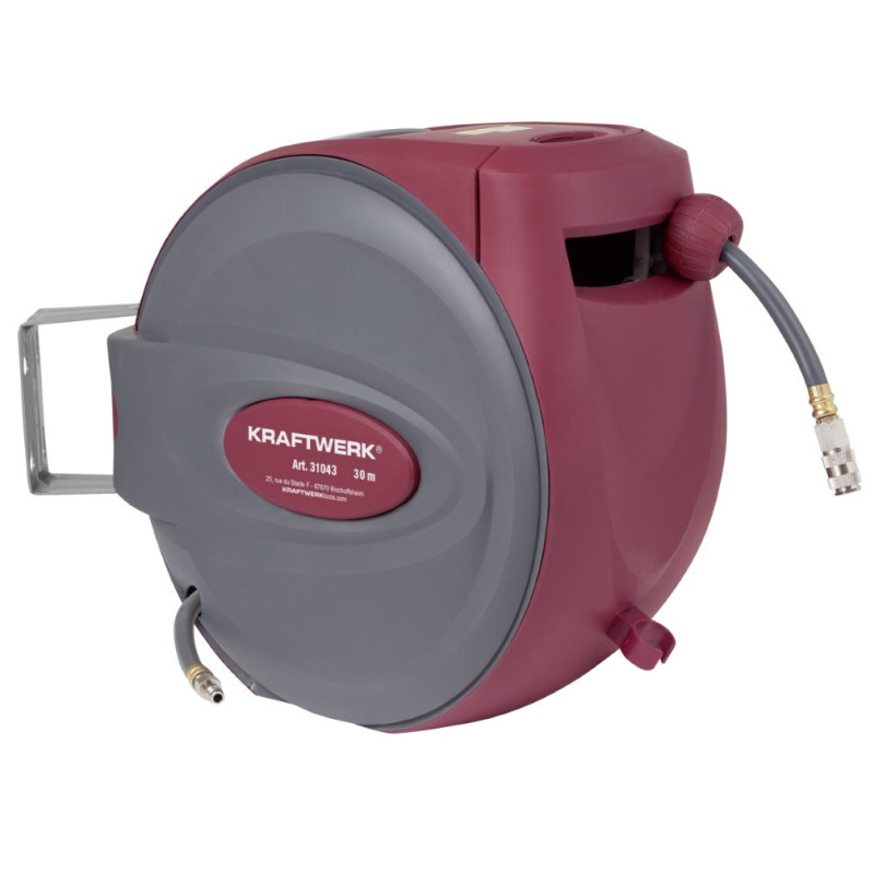 ENROLADOR DE MANGUEIRA DE AR AUTOMÁTICO 30+2 M, LENTO