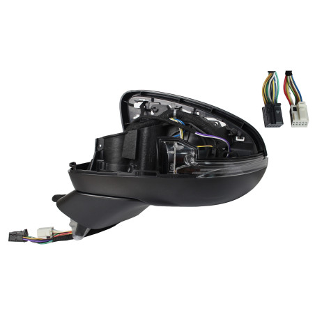 MERCEDES A W177 2018.03-* CARCAÇA ESPELHO ESQUERDO ELÉCTRICO TÉRMICO ASFÉRICO COM PISCA 7+4 PINOS