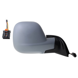 CITROEN BERLINGO/PARTNER 2018.06-* ESPELHO DIREITO ELÉCTRICO CONVEXO TÉRMICO REBATÍVEL PARA PINTAR COM SENSOR 7+2 PINOS