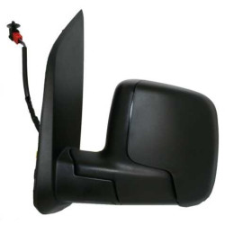CITROEN NEMO/BIPPER/FIORINO 08-* ESPELHO ESQUERDO ELÉCTRICO CONVEXO TÉRMICO PRETO
