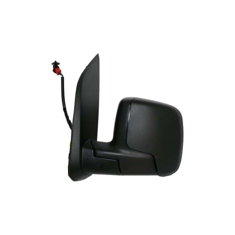 CITROEN NEMO/BIPPER/FIORINO 08-* ESPELHO ESQUERDO ELÉCTRICO CONVEXO TÉRMICO PRETO