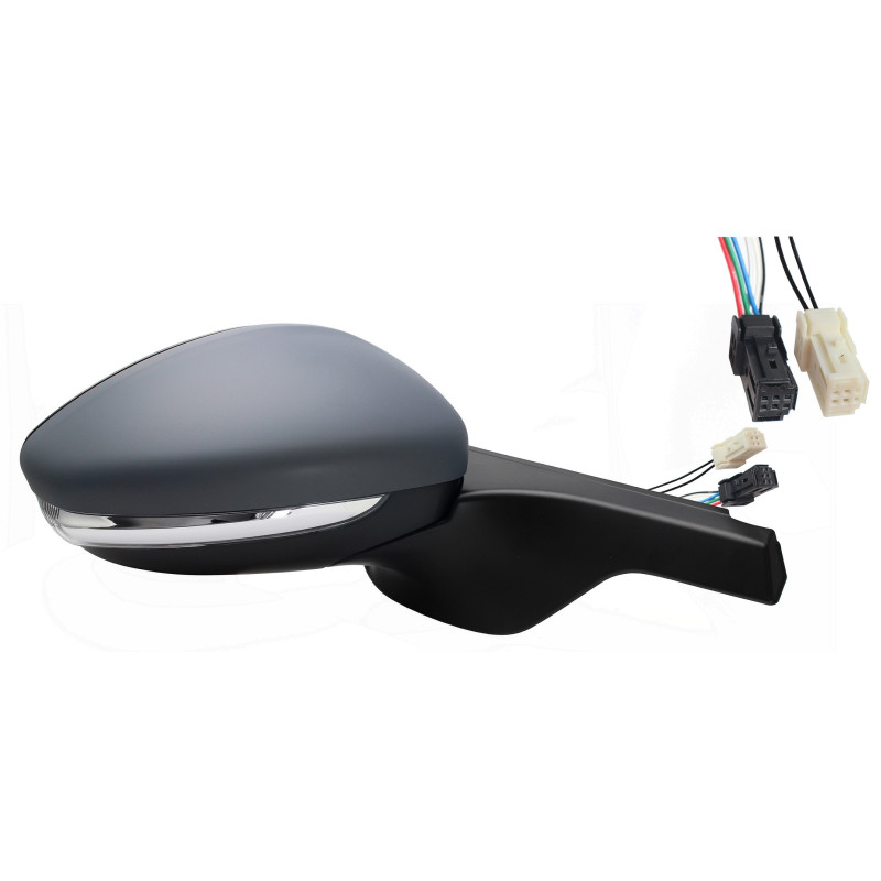 CITROEN C3 2016.09-* ESPELHO DIREITO ELÉCTRICO PARA PINTAR TÉRMICO COM PISCA COM SENSOR CONVEXO 8 PINOS