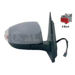 FORD S-MAX 06-* ESPELHO DIREITO ELÉCTRICO CONVEXO TÉRMICO PARA PINTAR REBATÍVEL COM PISCA LUZ CORTESIA 8 PINOS