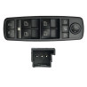 MERCEDES B W245 05-* COMANDO PORTA FRENTE ESQUERDO + ESPELHO REBATÍVEL (PRETO) (4 BOTÕES) 3 PINOS