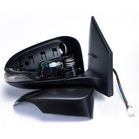 TOYOTA AURIS 13-* ESPELHO DIREITO ELÉCTRICO PARA PINTAR TÉRMICO COM PISCA 7 PINOS
