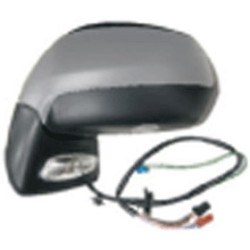 CITROEN C4 PICASSO/GRANDE PICASSO 07-* ESPELHO ESQUERDO PARA PINTAR CONVEXO REBATÍVEL COM PISCA 14 PINOS