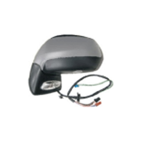 CITROEN C4 PICASSO/GRANDE PICASSO 07-* ESPELHO ESQUERDO PARA PINTAR CONVEXO REBATÍVEL COM PISCA 14 PINOS