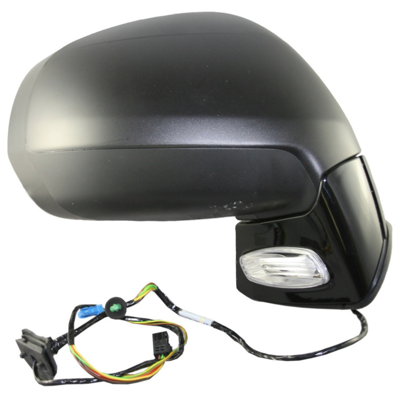CITROEN C4 PICASSO 07-* ESPELHO DIREITO CONVEXO PARA PINTAR COM PISCA LUZ CORTESIA COM SENSOR 9 PINOS