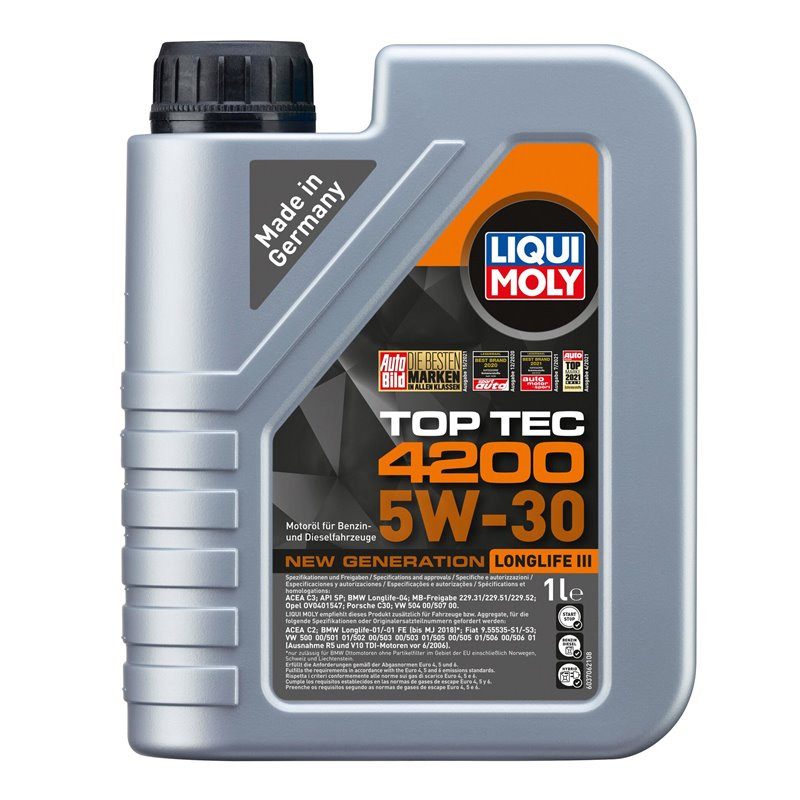 OLEO MOTOR TOP TEC 4200 5W-30 LIQUI MOLY 1L