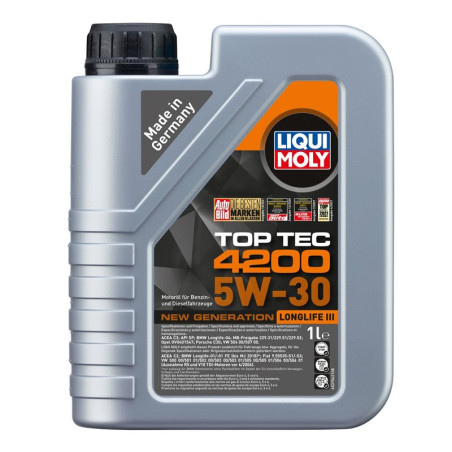 OLEO MOTOR TOP TEC 4200 5W-30 LIQUI MOLY 1L