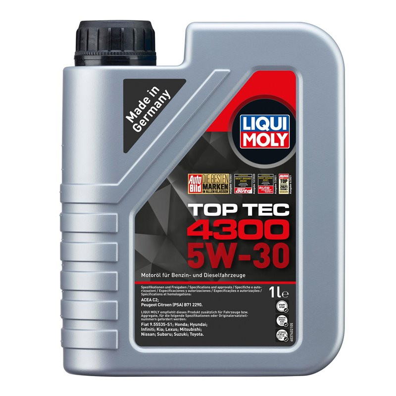 OLEO MOTOR TOP TEC 4300 5W-30 LIQUI MOLY 1L
