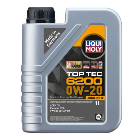 OLEO MOTOR TOP TEC 6200 0W-20 LIQUI MOLY 1L