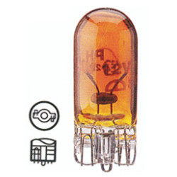 WY5W T10 12V5W W2.1X9.5D AMBER