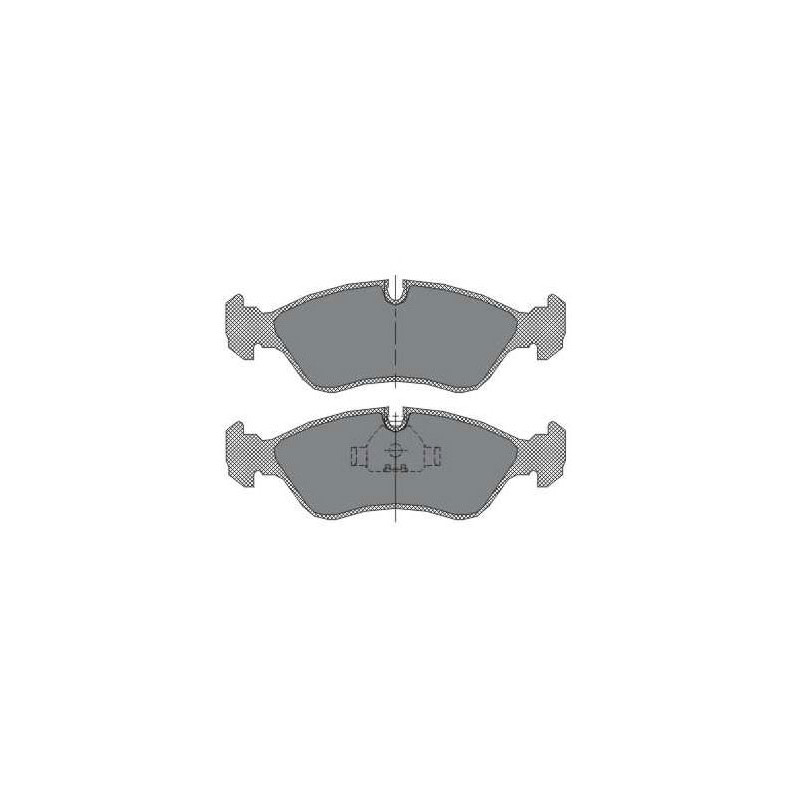 Jogo de pastilhas para travão de disco