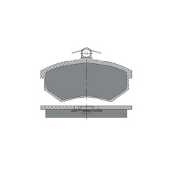 Jogo de pastilhas para travão de disco