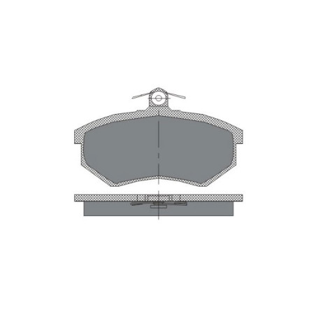 Jogo de pastilhas para travão de disco