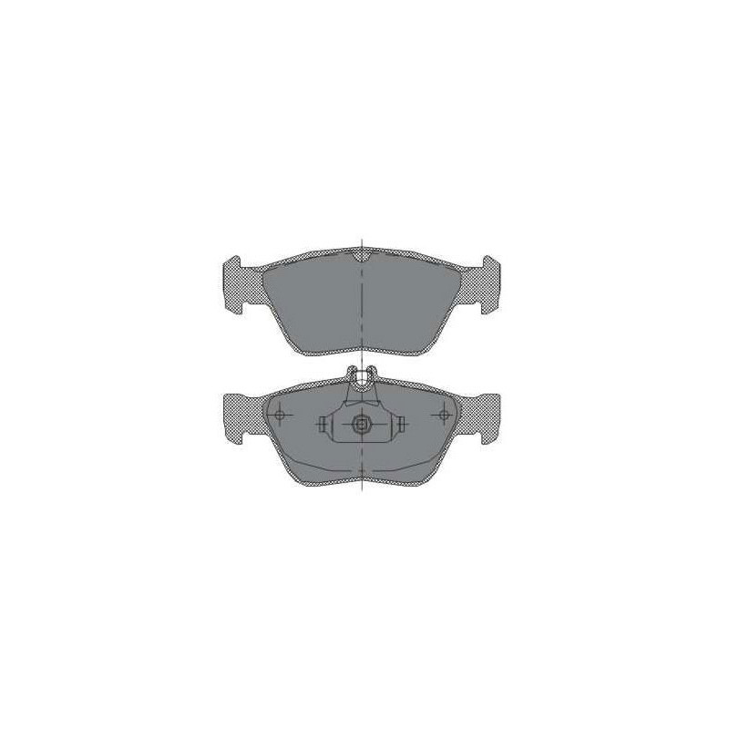 Jogo de pastilhas para travão de disco