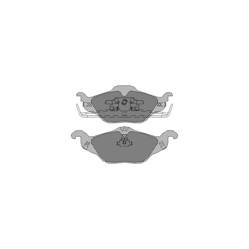 Jogo de pastilhas para travão de disco