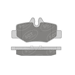 Jogo de pastilhas para travão de disco