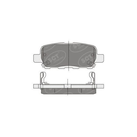 Jogo de pastilhas para travão de disco