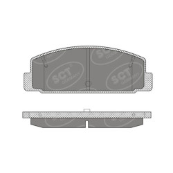 Jogo de pastilhas para travão de disco