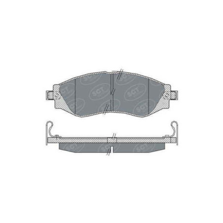 Jogo de pastilhas para travão de disco