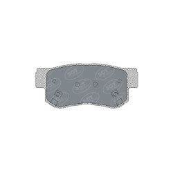 Jogo de pastilhas para travão de disco