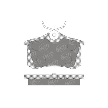 Jogo de pastilhas para travão de disco