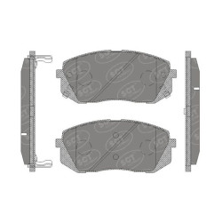 Jogo de pastilhas para travão de disco