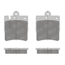 Jogo de pastilhas para travão de disco