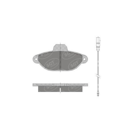 Jogo de pastilhas para travão de disco