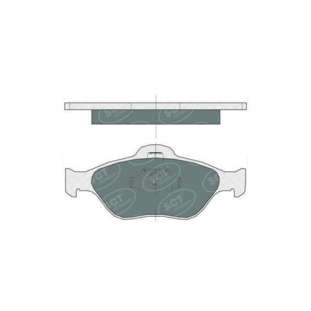 Jogo de pastilhas para travão de disco