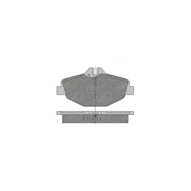 Jogo de pastilhas para travão de disco