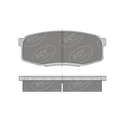 Jogo de pastilhas para travão de disco