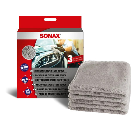 SONAX 3 Panos de Microfibras Ultrasuaves