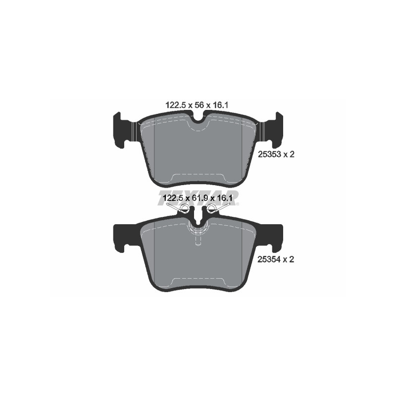 Jogo de pastilhas para travão de disco