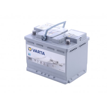 SILVER DYNAMIC AGM 12V 60AH 680AF 242X175X190 +D D52