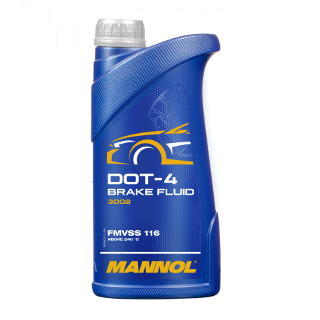 MANNOL 3002 FLUIDO DE TRAVÕES DOT4 1L