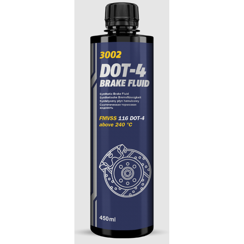 MANNOL 3002 OLEO DE TRAVOES "DOT 4" 450ML