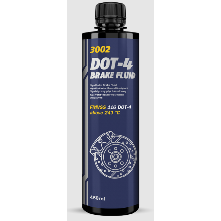 MANNOL 3002 OLEO DE TRAVOES "DOT 4" 450ML