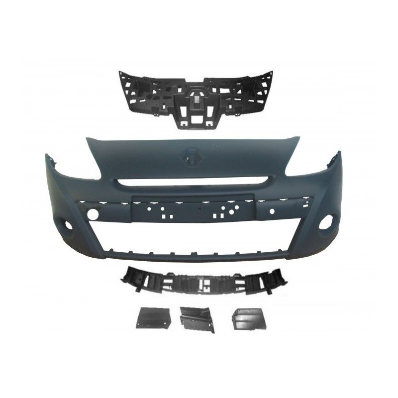 RENAULT CLIO 09-* PARA-CHOQUES FRENTE (MEDIDA JANTE 15 COM KIT SUPORTE PARA-CHOQUES)