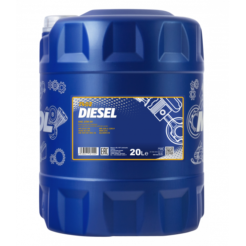 MANNOL 7402 Diesel 15W-40 20L