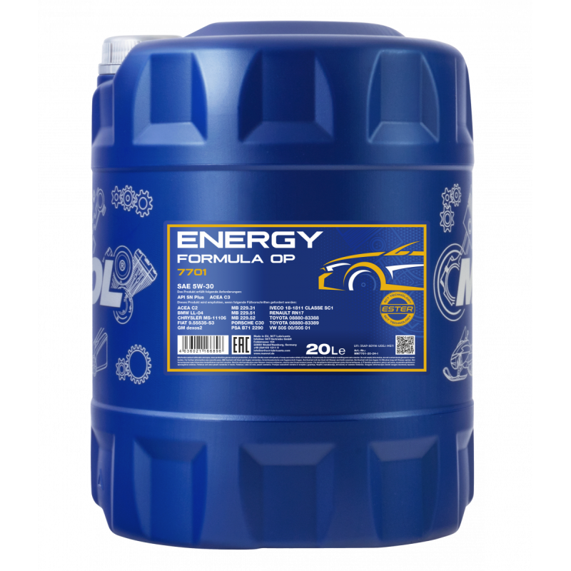 MANNOL 7701 Energy Formula OP 5W30 20L