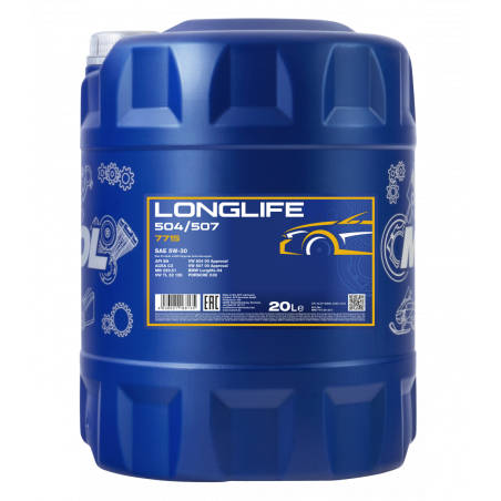 MANNOL 7715 LONGLIFE VW AUDI SKODA 504/507 20L
