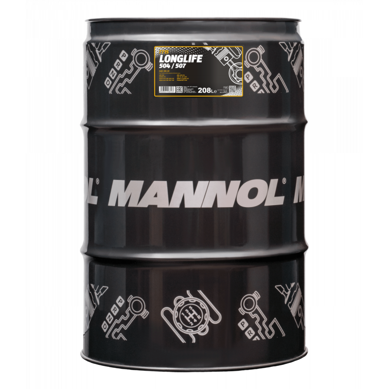MANNOL 7715 LONGLIFE VW AUDI SKODA 504/507 208L