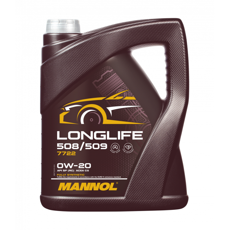 MANNOL 7722 Longlife OEM 508/509 0W20 5L