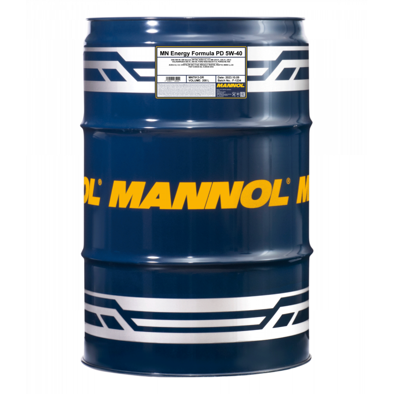 MANNOL 7913 Energy Formula PD 5W-40 208L