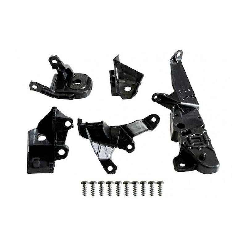 RENAULT CLIO V 2019.06-* KIT REPARAÇÃO FAROL DIREITO (5PCS - SUPORTES)