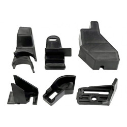 NISSAN QASHQAI 2013.11-* KIT REPARAÇÃO FAROL DIREITO (6PCS - SUPORTES)